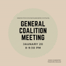 Coalition Meeting Announcement